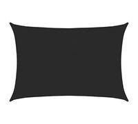 vidaXL Sunshade Sail 4x5 m Rectangular ? Black HDPE UV Resistant Canopy for Garden, Balcony, Terrace, Playground