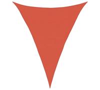 vidaXL Sunshade Sail Awning Canopy 160 g/m² Triangular Terracotta 4x5x5 m HDPE