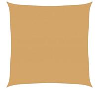 vidaXL Sunshade Sail Awning Canopy Sunscreen 160 g/mÂ² Square Sand 7x7 m HDPE