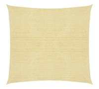 vidaXL Sunshade Sail Beige 4.5x4.5 m HDPE Sunscreen Sail Tarp Shade Canopy