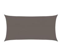 vidaXL Sunshade Sail 160 g/m² Anthracite 2.5x4.5 m HDPE Garden Canopy Awning