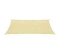 vidaXL Sunshade Sail HDPE Square 2x2 m Beige UK HOT
