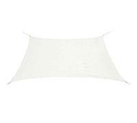 vidaXL Sunshade Sail HDPE Square 3.6x3.6 m White UK HOT