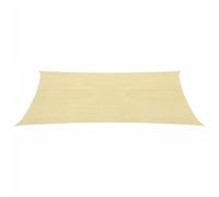 vidaXL Sunshade Sail HDPE Square 3.6x3.6m Beige Garden Patio Awning Canopy
