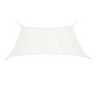 vidaXL Sunshade Sail HDPE Square 3.6x3.6 m White UK HOT