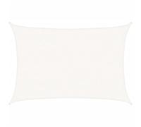 vidaXL Sunshade Sail 160 g/m² White 2.5x3.5 m HDPE