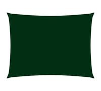 vidaXL Sunshade Sail Oxford Fabric Rectangular 2.5x4.5 m Dark Green Sunscreen