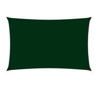 vidaXL Sunshade Sail Oxford Fabric Rectangular 2.5x5 m Dark Green Patio Shade