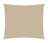 vidaXL Sunshade Sail Oxford Fabric Rectangular 2x2.5 m Beige Sunscreen Patio