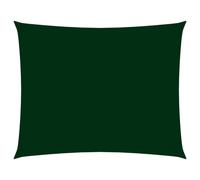 vidaXL Sunshade Sail Oxford Fabric Rectangular 2x3.5 m Dark Green Shade Canopy