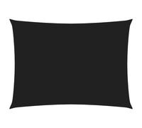 vidaXL Sunshade Sail Oxford Fabric Rectangular 3x4.5 m Black UK HOT