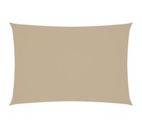 vidaXL Sunshade Sail Oxford Fabric Rectangular 3x5 m Beige Patio Sunscreen