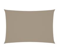 vidaXL Sunshade Sail Oxford Fabric Rectangular 3x5 m Taupe Patio Shade Canopy