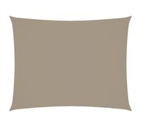 vidaXL Sunshade Sail Oxford Fabric Rectangular 3x6 m Taupe Patio Shade Canopy