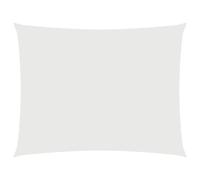vidaXL Sunshade Sail Oxford Fabric Rectangular 4x6 m White Patio Shade Canopy