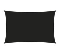 vidaXL Sunshade Sail Oxford Fabric Rectangular 4x7 m Black Sunscreen Patio