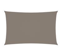 vidaXL Sunshade Sail Oxford Fabric Rectangular 4x7 m Taupe Patio Shade Canopy