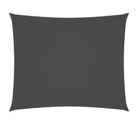 vidaXL Sunshade Sail Oxford Fabric Rectangular 5x6 m Anthracite, Black