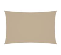 vidaXL Sunshade Sail Oxford Fabric Rectangular 5x8 m Beige Sunscreen Patio