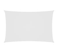 vidaXL Sunshade Sail Oxford Fabric Rectangular 5x8 m White UK