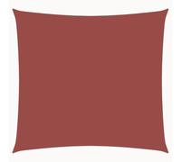 vidaXL Sunshade Sail Oxford Fabric Square 2x2m Terracotta Garden Patio Awning