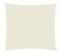 vidaXL Sunshade Sail Oxford Fabric Square 3.6x3.6m Cream Garden Awning Canopy