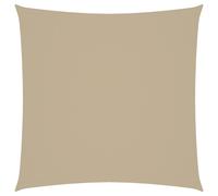 vidaXL Sunshade Sail Oxford Fabric Square 3x3 m Beige Patio Sunscreen Canopy