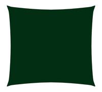 Sunshade Sail Oxford Fabric Square 3x3 m Dark Green