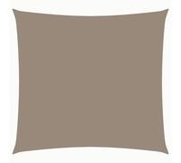 vidaXL Sunshade Sail Oxford Fabric Square 3x3 m Taupe Patio Sunscreen Canopy