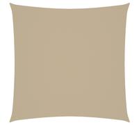 vidaXL Sunshade Sail Oxford Fabric Square 4.5x4.5 m Beige Sunscreen Canopy
