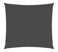 vidaXL Sunshade Sail Oxford Fabric Square 4x4 m Anthracite Patio Shade Canopy