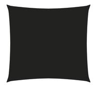vidaXL Sunshade Sail Oxford Fabric Square 4x4 m Black Sunscreen Patio Shade