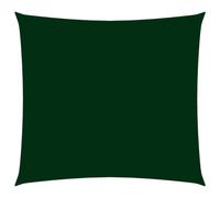 vidaXL Sunshade Sail Oxford Fabric Square 4x4 m Dark Green Patio Shade Canopy