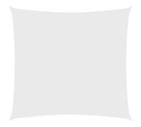 vidaXL Sunshade Sail Oxford Fabric Square 4x4 m White Patio Sunscreen Canopy