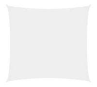 vidaXL Sunshade Sail Oxford Fabric Square 5x5 m White UK HOT