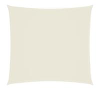 vidaXL Sunshade Sail Oxford Fabric Square 7x7 m Cream Sunscreen Shade Canopy