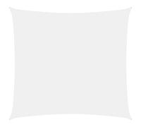 vidaXL Sunshade Sail Oxford Fabric Square 7x7 m White Patio Sunscreen Canopy