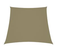 vidaXL Sunshade Sail Oxford Fabric Trapezium 2/4x3 m Beige