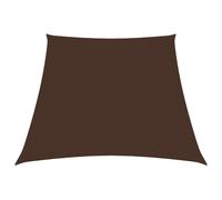vidaXL Sunshade Sail Oxford Fabric Trapezium 2/4x3 m Brown