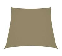 vidaXL Sunshade Sail Oxford Fabric Trapezium 3/5x4 m Beige UK HOT
