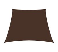 vidaXL Sunshade Sail Oxford Fabric Trapezium 3/5x4 m Brown UK HOT