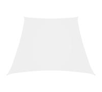 vidaXL Sunshade Sail Oxford Fabric Trapezium 3/5x4 m White
