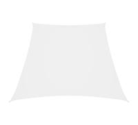 vidaXL Sunshade Sail Oxford Fabric Trapezium 4/5x4 m White