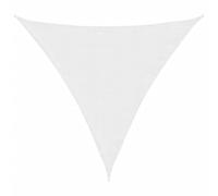 vidaXL Sunshade Sail Oxford Fabric Triangular 3.6x3.6x3.6 m White NEW