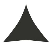 vidaXL Sunshade Sail Oxford Fabric Triangular 3x3x3 m Anthracite UK