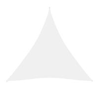 vidaXL Sunshade Sail Oxford Fabric Triangular 3x3x3 m White Patio Shade Canopy