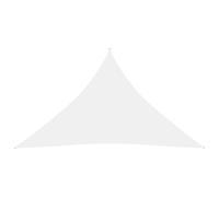 vidaXL Sunshade Sail Oxford Fabric Triangular 3x3x4.24 m White Patio Sunscreen
