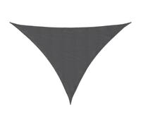 Sunshade Sail Oxford Fabric Triangular 3x4x4 m Anthracite