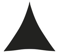 vidaXL Sunshade Sail Oxford Fabric Triangular 3x4x4 m Black Sunscreen Patio