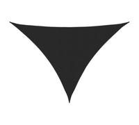 vidaXL Sunshade Sail Oxford Fabric Triangular 4x4x5.8 m Black